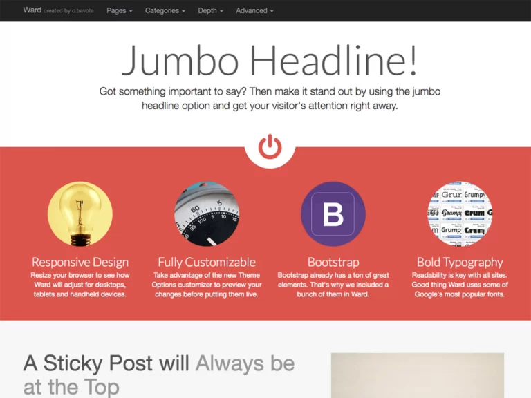 template wordpress gratis