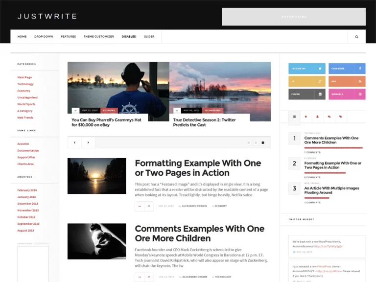 template wordpress gratis