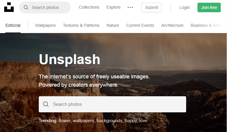 Situs Download Gambar Unsplash
