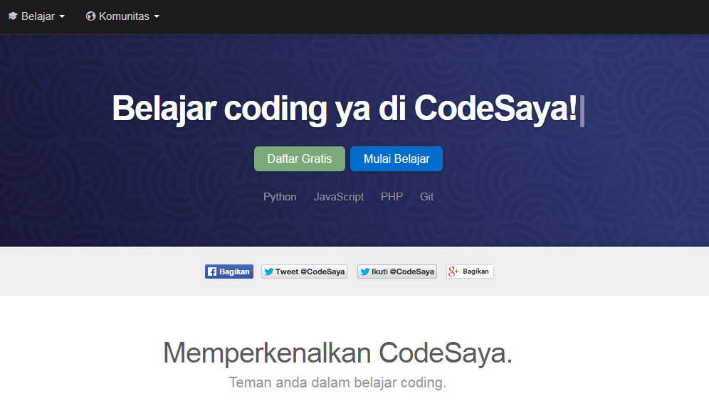 Belajar Coding Bahasa Indonesia