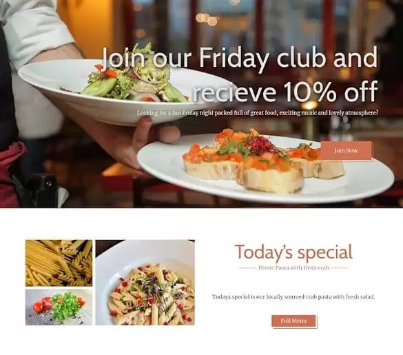 Template Wordpress Food Delivery