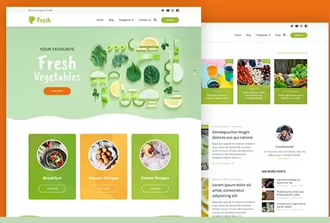 Template Wordpress Food Delivery