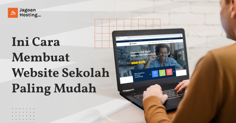 cara membuat website sekolah