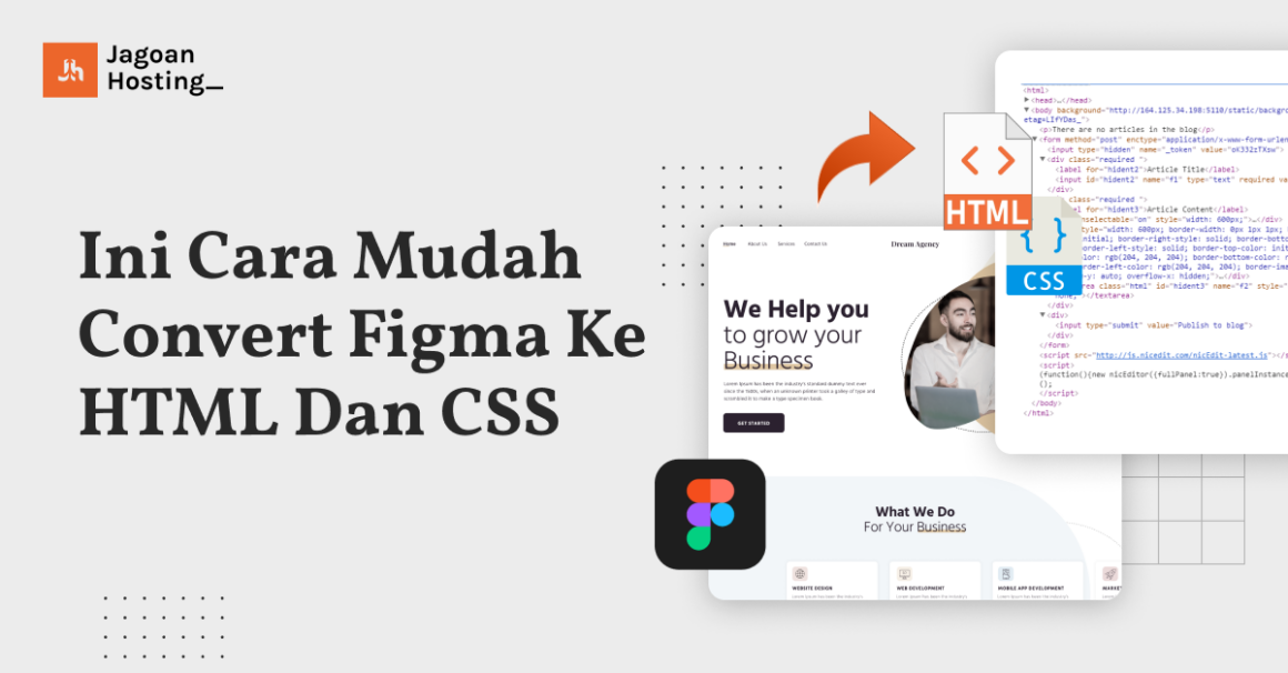 Ini Cara Mudah Convert Figma ke HTML dan CSS