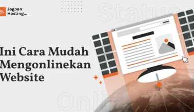 cara mengonlinekan website