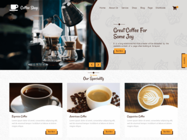11+ Template Website Coffee Shop Paling Keren untuk Kafe
