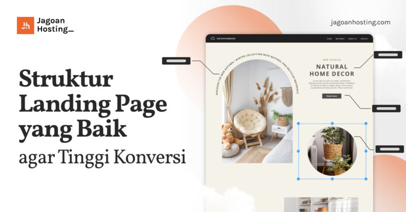 struktur landing page