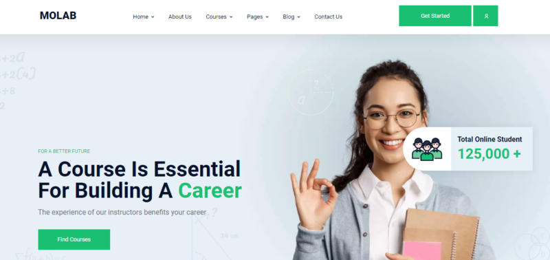Moodle Platform Example 10 Template Moodle Premium Multi-Platform dengan Free Demo!