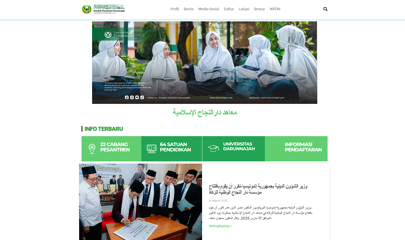 website pondok pesantren