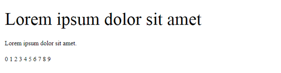font html