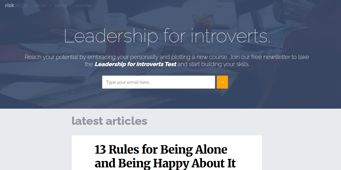 blog riskology