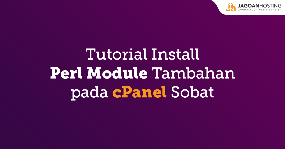 Tutorial Install Perl Module