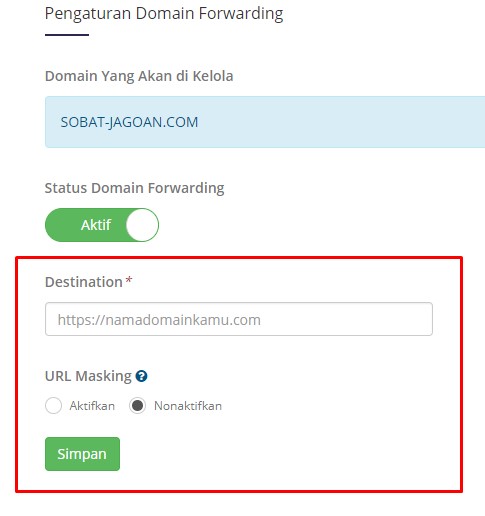 domain forwarding