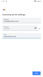 setting email hosting