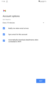 setting email hosting