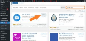 Tampilan Addons Easy WP SMTP