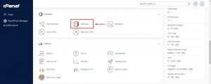 Menu Domains Di cPanel