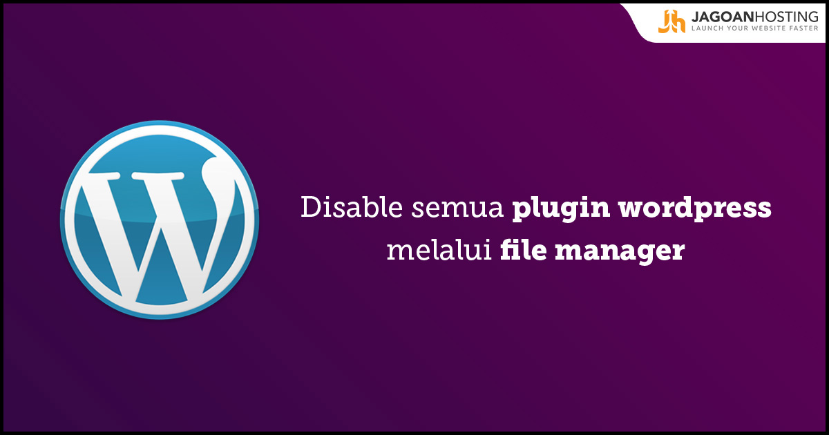 Disable Plugin Wordpress