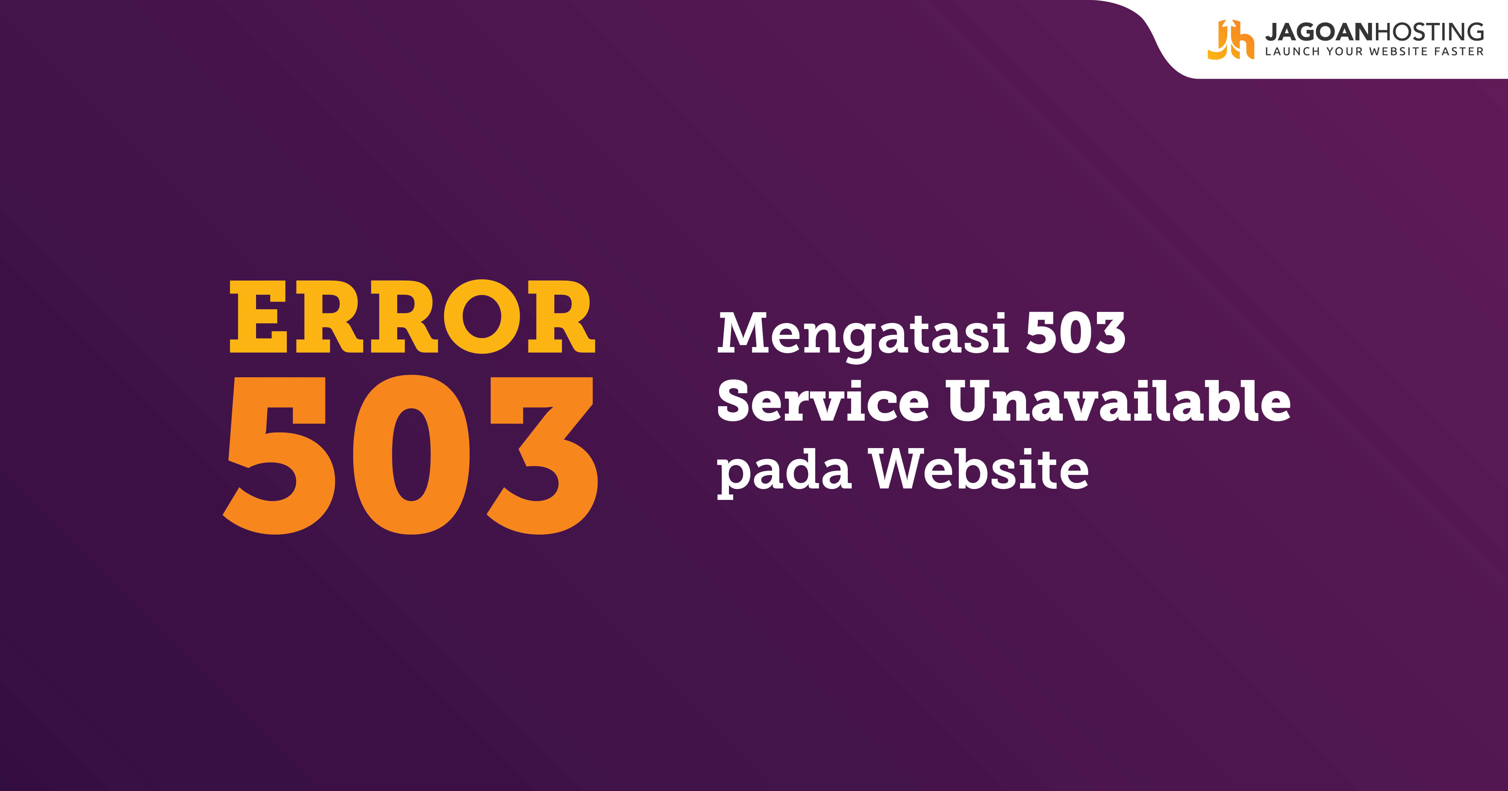 Mengatasi Error 503 Service Unavailable