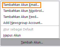 Setting Email Hosting di Email Client: Thunderbird