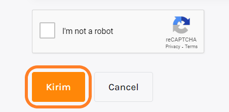 Tampilan Verifikasi Im Not A Robot