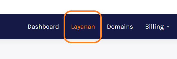 Menu Layanan Member Area
