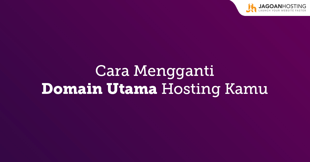 mengganti domain