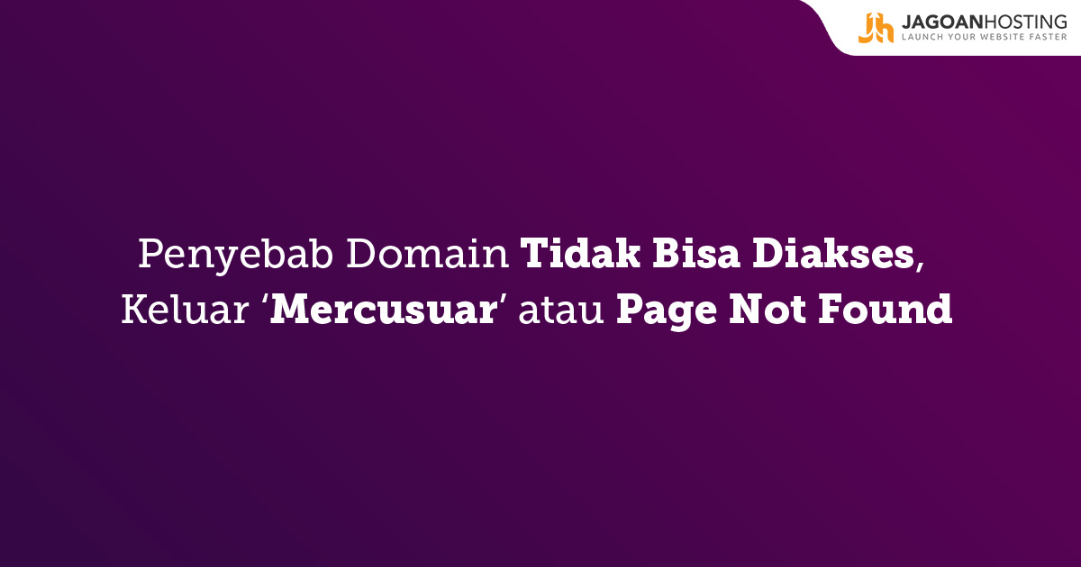 Domain Tidak Bisa Diakses