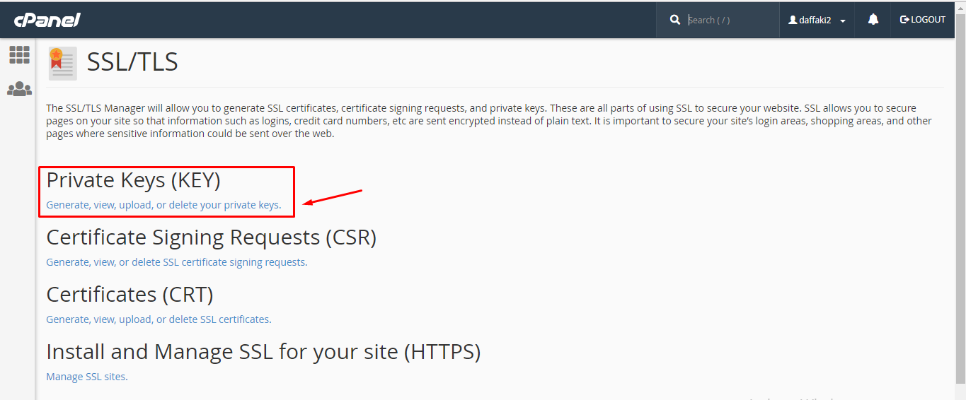 Generate ssl certificate. Tls certificate.