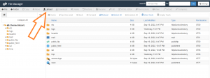 Letak Menu Upload