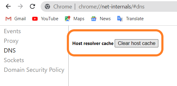 Hapus Cache DNS pada Google Chrome