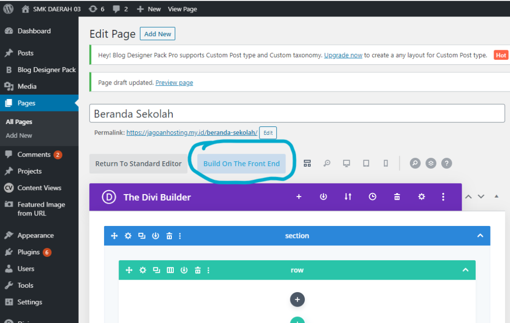 Membuat Website Sekolah Dengan Wordpress