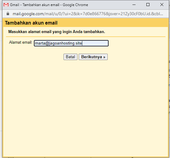 Tutorial Setting Gmail Untuk Email cPanel