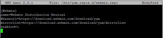 Install Webmin di CentOS 7