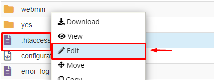Letak File .htaccess dan Edit