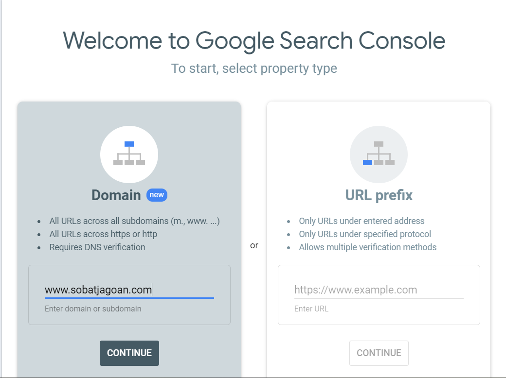Cara Verifikasi Google Search Console