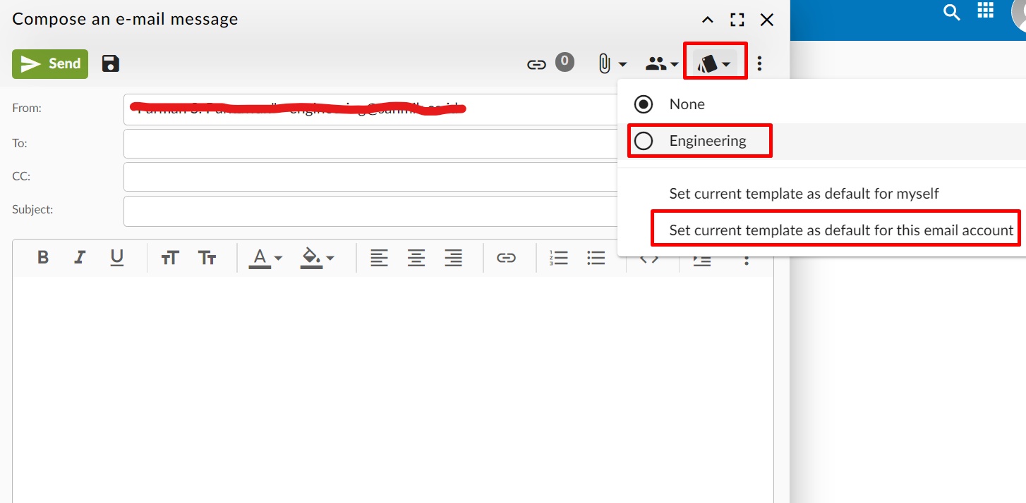 Compose email. Compose email