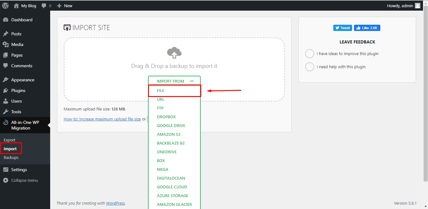 Migrasi WordPress Menggunakan Plugin