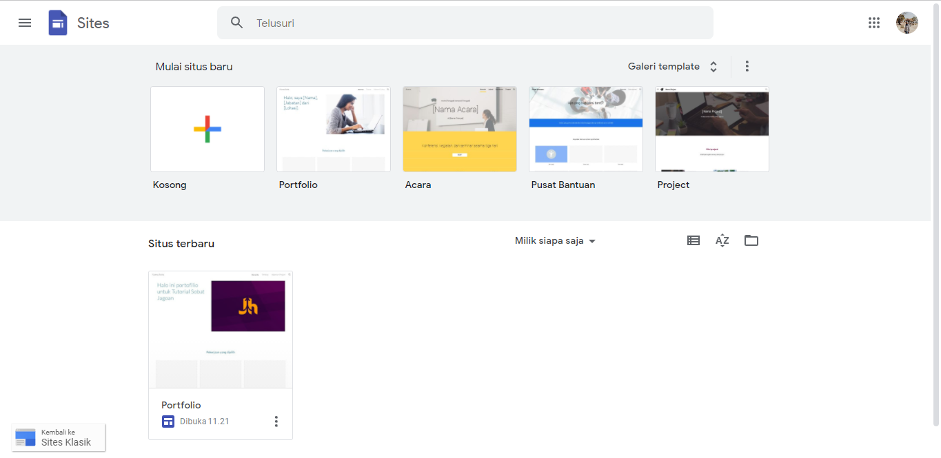 Cara Custom Domain ke Google Sites