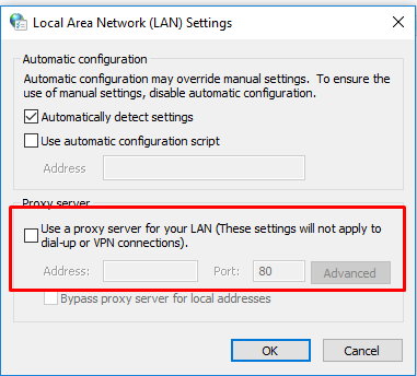 Popup LAN (LocalArea Network)