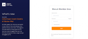Login Member Area JagoanHosting