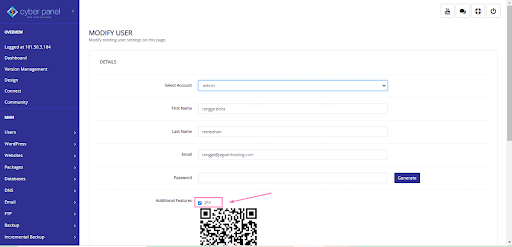 Cara Amankan CyberPanel dengan 2FA