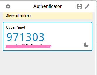 Cara Amankan CyberPanel dengan 2FA