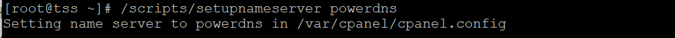 Setting PowerDNS di Cpanel Server
