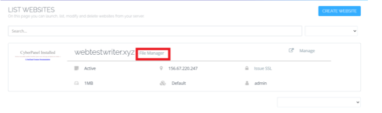 Cara Install WordPress Pada Cyberpanel