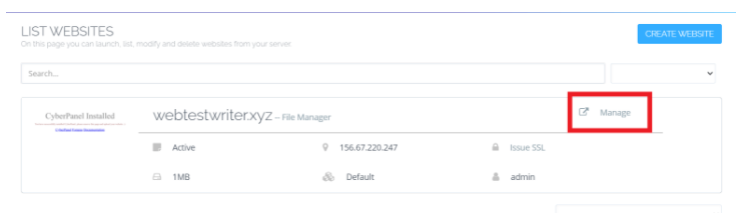 Cara Install WordPress Pada Cyberpanel