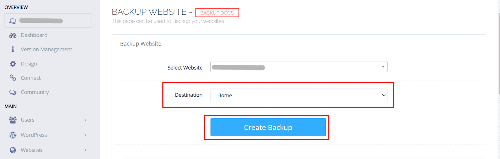 Backup Pada Cyberpanel