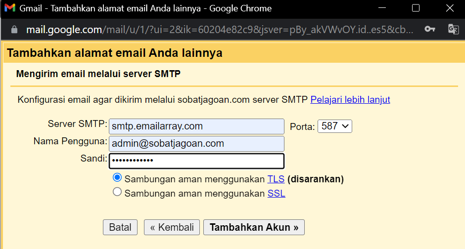 Setting Email Domain/Bisnis di Gmail