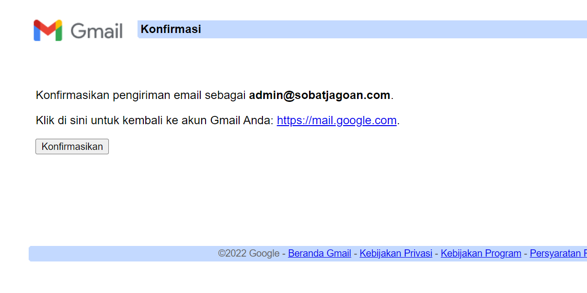 Setting Email Domain/Bisnis di Gmail