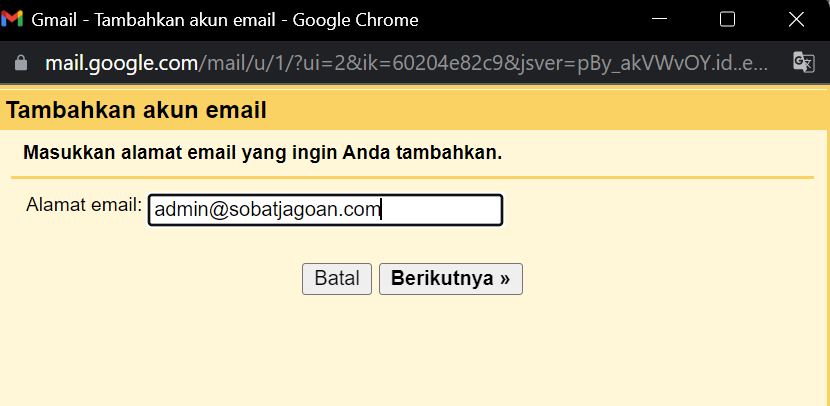 Setting Email Domain/Bisnis di Gmail